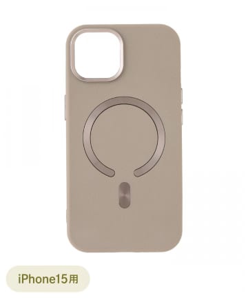 マグネット対応スマホケース：iPhone15用