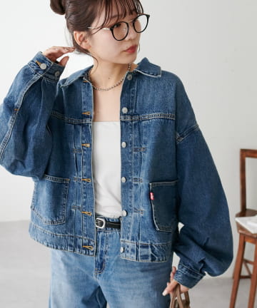 DISCOAT(ディスコート) LEVIS BALLOON SLEEVE TRCKER JK