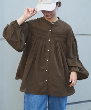 CIAOPANIC TYPY(チャオパニックティピー) 【GEVACO】ピンタックブラウス