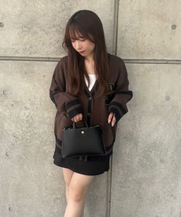 NICE CLAUP / OLIVE des OLIVE OUTLET(ナイスクラップ  / オリーブ デ オリーブ アウトレット) 累計1万枚販売の人気シリーズ！【RMAF】レタードカーデ