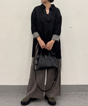 ear PAPILLONNER(イア パピヨネ) デニムチュニック/プルオーバー【SUM1 STYLE(スミスタイル)】