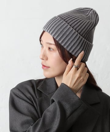 COLONY 2139(コロニー トゥーワンスリーナイン) ピグメント加工ニットキャップ