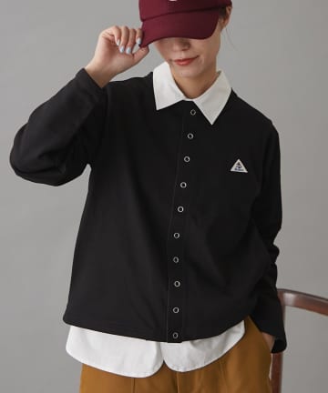 CIAOPANIC TYPY(チャオパニックティピー) 【GEVACO】裏毛クルーネックカーディガン