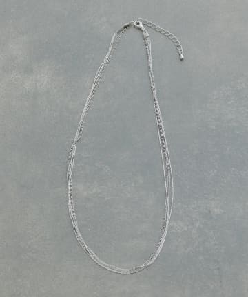 LARUTA(ラルータ) ［Web限定］重ねチェーンネックレス