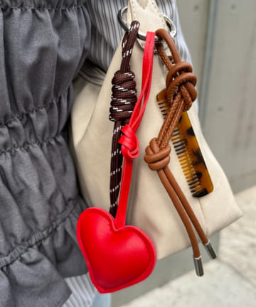 CIAOPANIC TYPY(チャオパニックティピー) ハートレザーキーチャーム