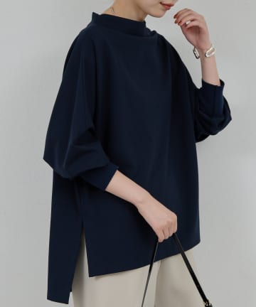 GALLARDAGALANTE(ガリャルダガランテ) 【敏感肌の方にオススメ！】ボトルネックポンチプルオーバー