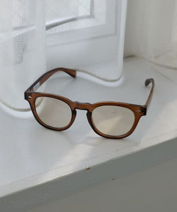 【ユニセックス】ウェリントン調光サングラス