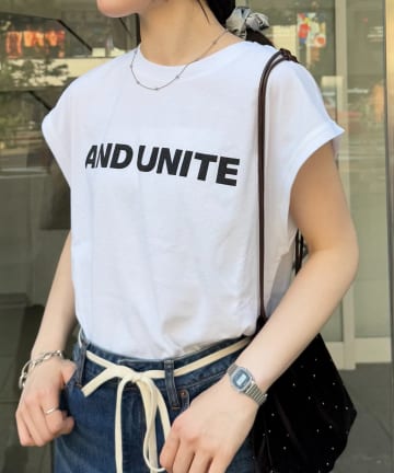CIAOPANIC TYPY(チャオパニックティピー) 梨地フレンチスリーブアソートプリントTee