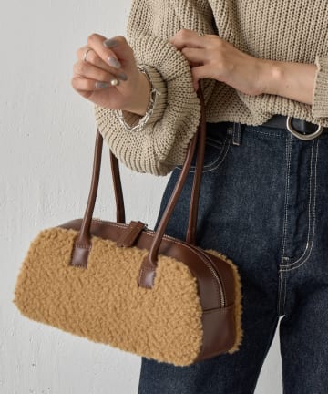 COLONY 2139(コロニー トゥーワンスリーナイン) ボアボストンバッグ