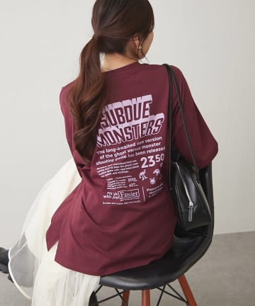 Remind me and forever(リマインドミーアンドフォーエバー) ゲームおばけ刺繍プリントTシャツ