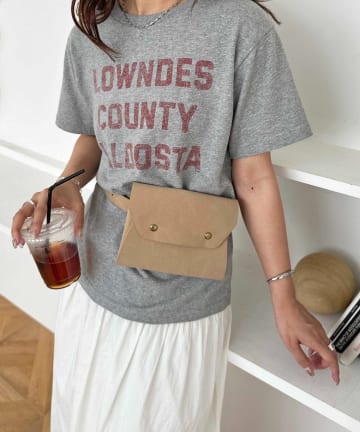 DISCOAT(ディスコート) 【いつものコーデにプラスワン◎】ミニウエストポーチ《詳細動画あり》