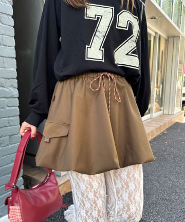 CIAOPANIC(チャオパニック) バルーンカーゴミニスカート