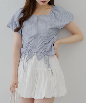 NICE CLAUP / OLIVE des OLIVE OUTLET(ナイスクラップ  / オリーブ デ オリーブ アウトレット) WZIPドロストブラウス