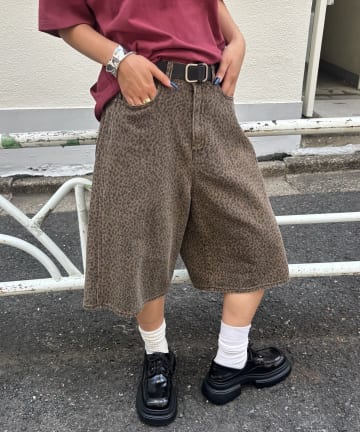 WHO’S WHO gallery(フーズフーギャラリー) PATTERNED TWILL SHORTS