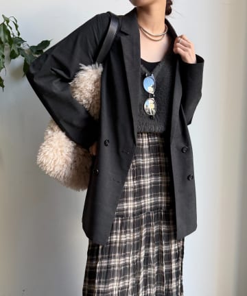 DOUDOU(ドゥドゥ) ダブルブレストジャケット