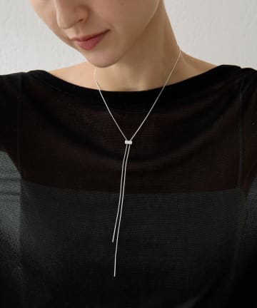 Whim Gazette(ウィム ガゼット) 【THE PAUSE】スライダータイネックレス