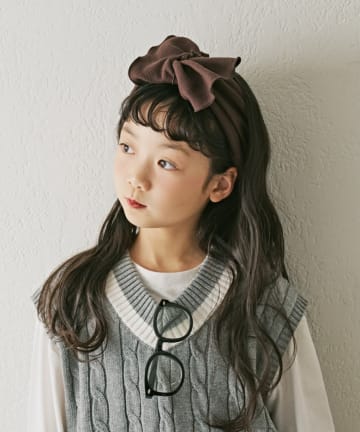 新品未使用　NICOLE & CO ブラックリボンヘアバンド　定価10000円超 オリジナル変形バックルベルト（ベルト）｜niko and