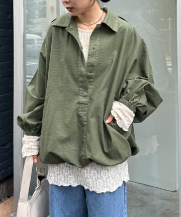 CIAOPANIC TYPY(チャオパニックティピー) 【シーズンレスで活躍】リップストップオーバーサイズアノラック