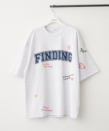 Remind me and forever(リマインドミーアンドフォーエバー) フロッキーロゴ&刺繍Tシャツ