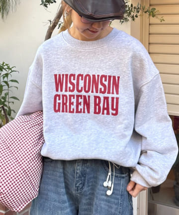 CIAOPANIC TYPY(チャオパニックティピー) 【UNISEX】NEWアシッドウォッシュ加工/裏毛ロゴスウェット