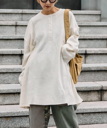 CIAOPANIC TYPY(チャオパニックティピー) etsintaリメイクワッフルヘンリーBIGTEE
