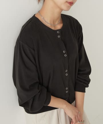 COLONY 2139(コロニー トゥーワンスリーナイン) マシュマロタッチリングドットカーディガン