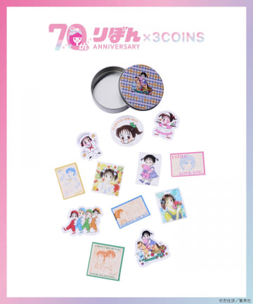 3COINS(スリーコインズ) 缶入りステッカー／ママレード・ボーイ（りぼん70周年）
