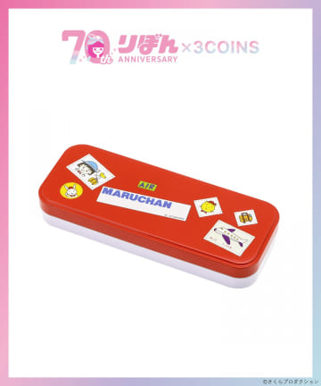 3COINS(スリーコインズ) ペンケース／ちびまる子ちゃん（りぼん70周年）
