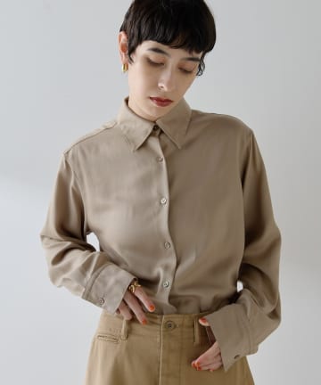 Whim Gazette(ウィム ガゼット) トロミシャツ