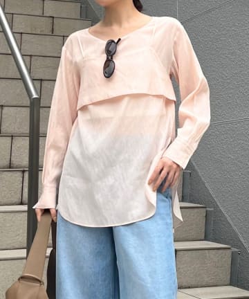 GALLARDAGALANTE(ガリャルダガランテ) 【WEB限定】【大人気につき新色登場】ビスチェレイヤードシャツ