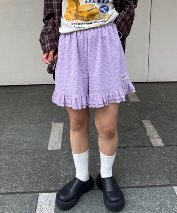 CIAOPANIC TYPY(チャオパニックティピー) 【HELLO.SANFRANCISCO/ハローサンフランシスコ】レースフリルショートパンツ
