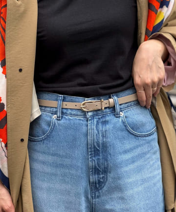 【LEFIJE/レフィエ】ラウンドポイントバックルベルト