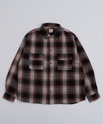 WHO’S WHO gallery(フーズフーギャラリー) KOOKYNワッフルチェックシャツ