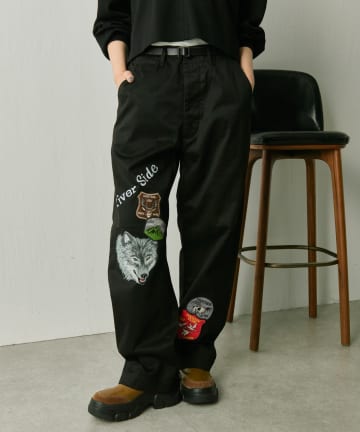 ear PAPILLONNER(イア パピヨネ) 《動画あり》【Work of art Kendai×SUM1 STYLE】別注ワッペンパンツ