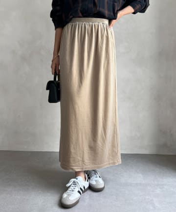 Chez toi(シェトワ) ベロアナロースカート