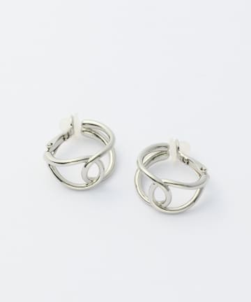 DISCOAT(ディスコート) 【GOLDY】ダブルフープイヤリング