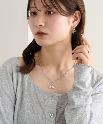 DISCOAT(ディスコート) 【GOLDY】ニュアンススタートップネックレス