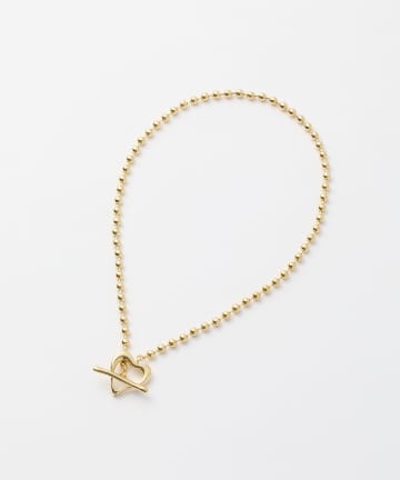 DISCOAT(ディスコート) 【GOLDY】ハートマンテルネックレス