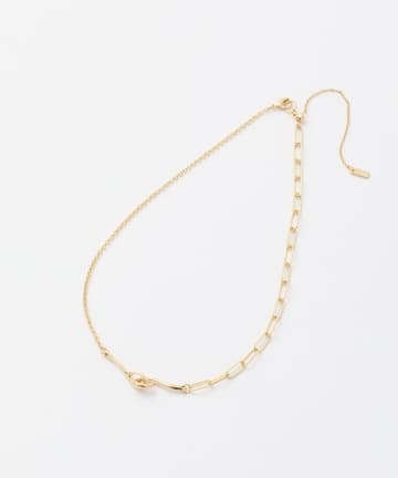 DISCOAT(ディスコート) 【GOLDY】コンビチェーンビットネックレス