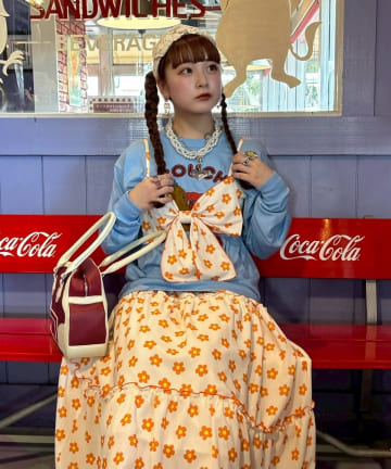 CIAOPANIC TYPY(チャオパニックティピー) (hima企画)【HELLO.SANFRANCISCO】ビスチェ付きマルチウェイキャミワンピ