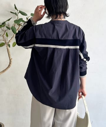 Croisiere(クロジエール) 起毛バックテープシャツ