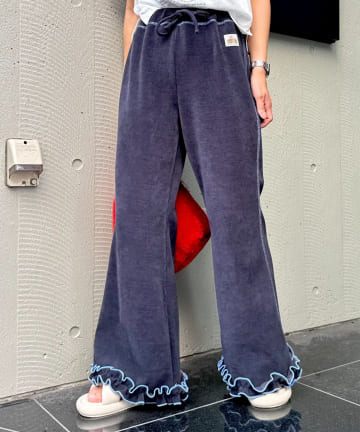 CIAOPANIC TYPY(チャオパニックティピー) 【HELLO.SANFRANCISCO/ハローサンフランシスコ】コーデュロイ裾フリルフレアパンツ