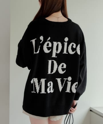 Remind me and forever(リマインドミーアンドフォーエバー) バックロゴマットモールプルオーバー