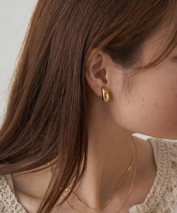 PUAL CE CIN(ピュアルセシン) ドロップイヤリング