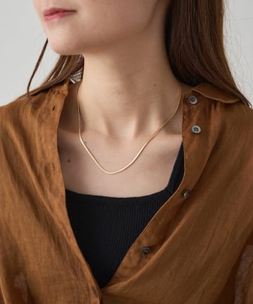 PUAL CE CIN(ピュアルセシン) スネークチェーンネックレス