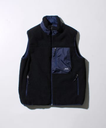 FREDY & GLOSTER(フレディ アンド グロスター) 【2WAYで着回せる】【UNISEX】配色別注 TAIONボア×ダウンベスト
