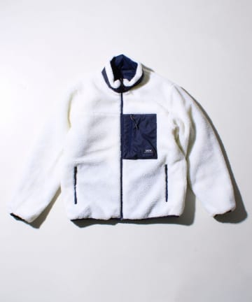 FREDY & GLOSTER(フレディ アンド グロスター) 【2WAYで着回せる】【UNISEX】配色別注 TAIONボア×ダウンブルゾン