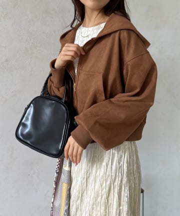 スエードポンチパーカー