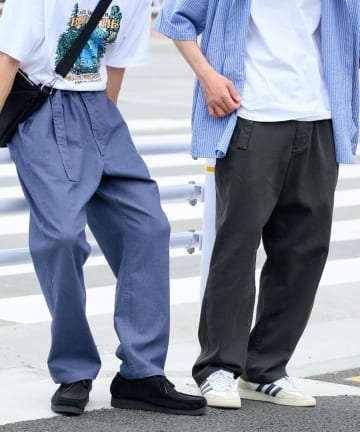 CIAOPANIC TYPY(チャオパニックティピー) コットンツイルベルティッドイージーパンツ