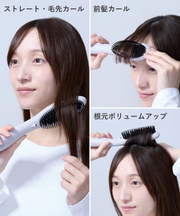 3COINS(スリーコインズ) ヒートヘアブラシ／and us